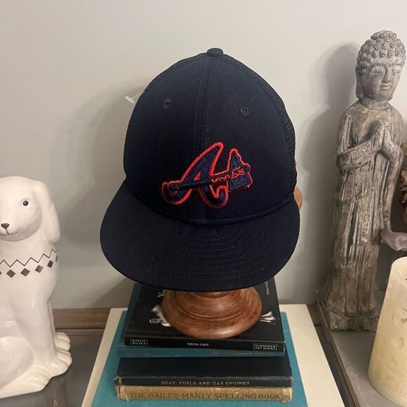 Atlanta Braves MLB Authentic New Era 59Fifty On-Field Cap - Picture 1 of 8